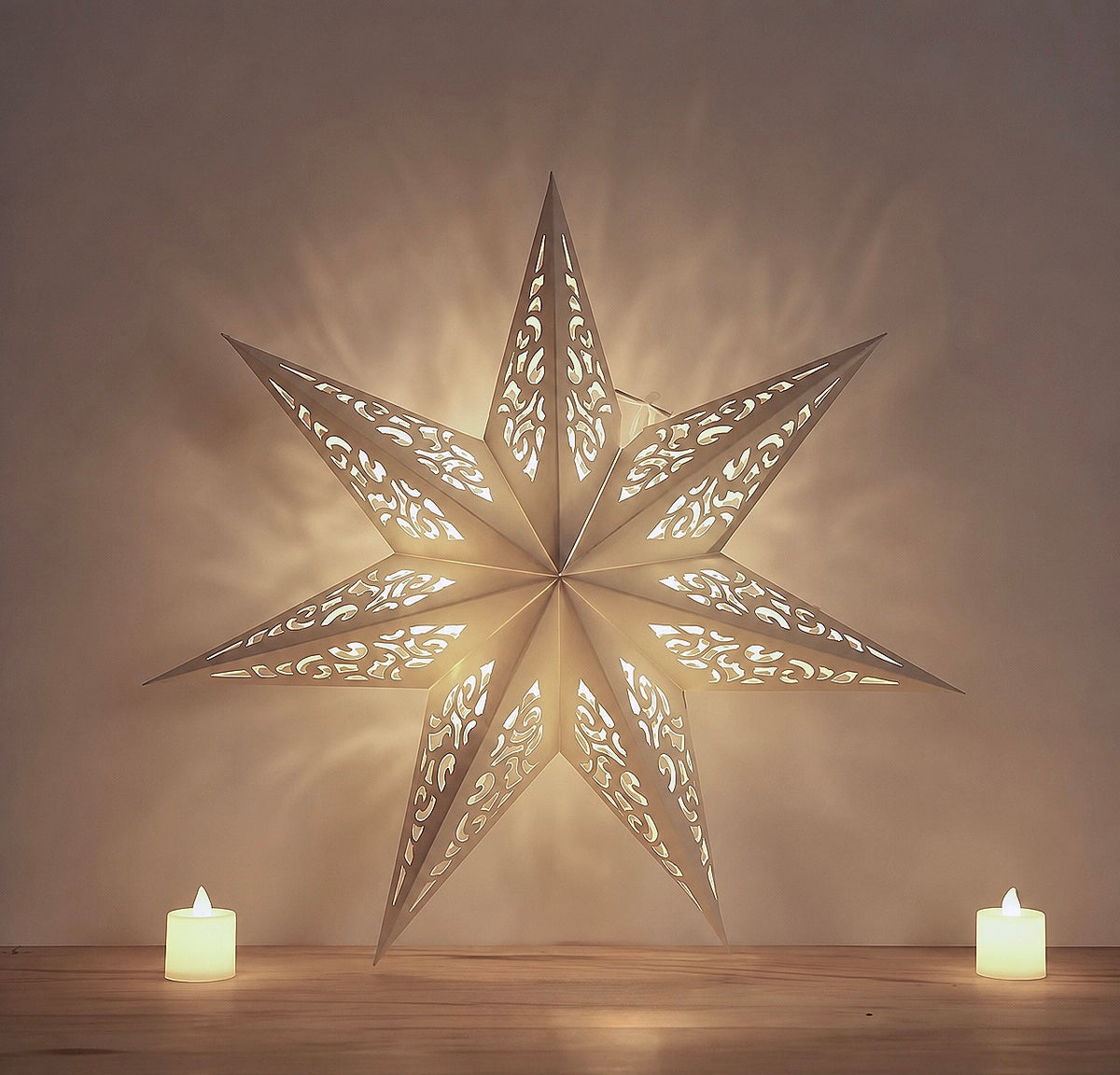 Ramadan 4-Piece Light-Up Hanging Lantern Set