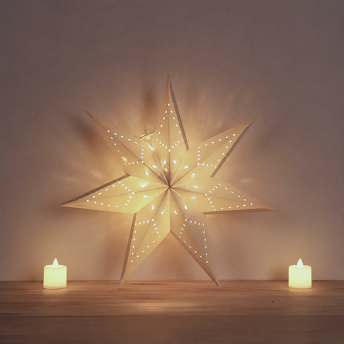 Ramadan 4-Piece Light-Up Hanging Lantern Set