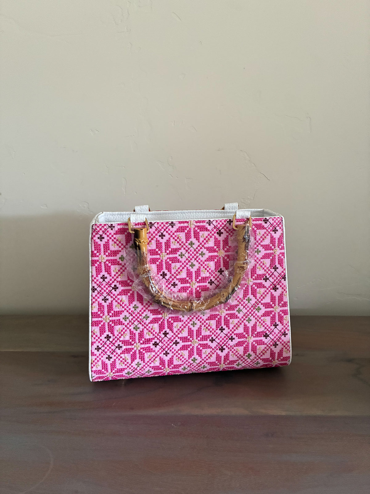 Limited Edition Handcrafted Sabr Handbag - Pink