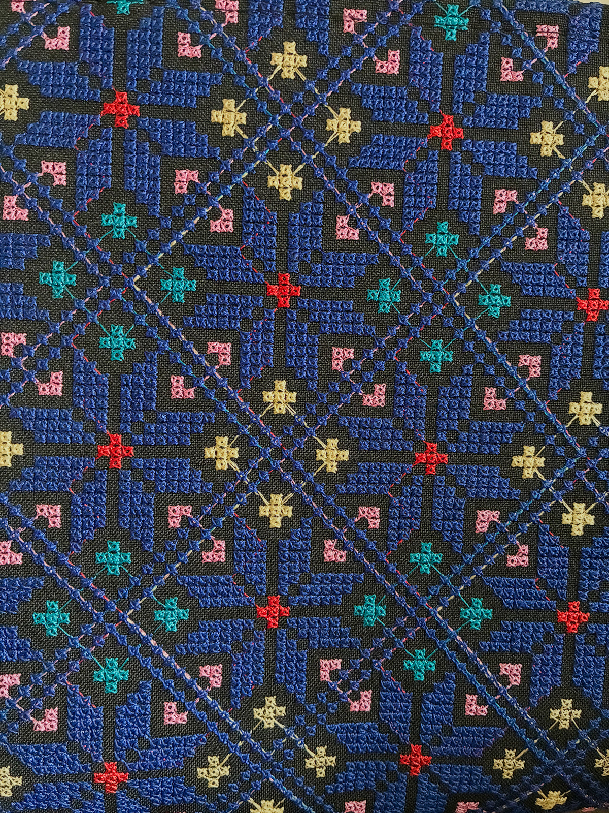 Limited Edition Handcrafted Sabr Handbag - Blue