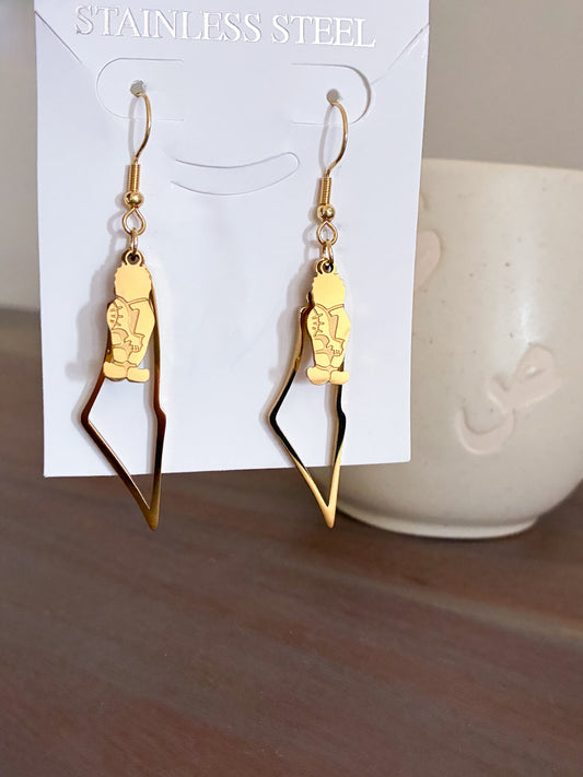 Reflective Resilience Silhouette Earrings