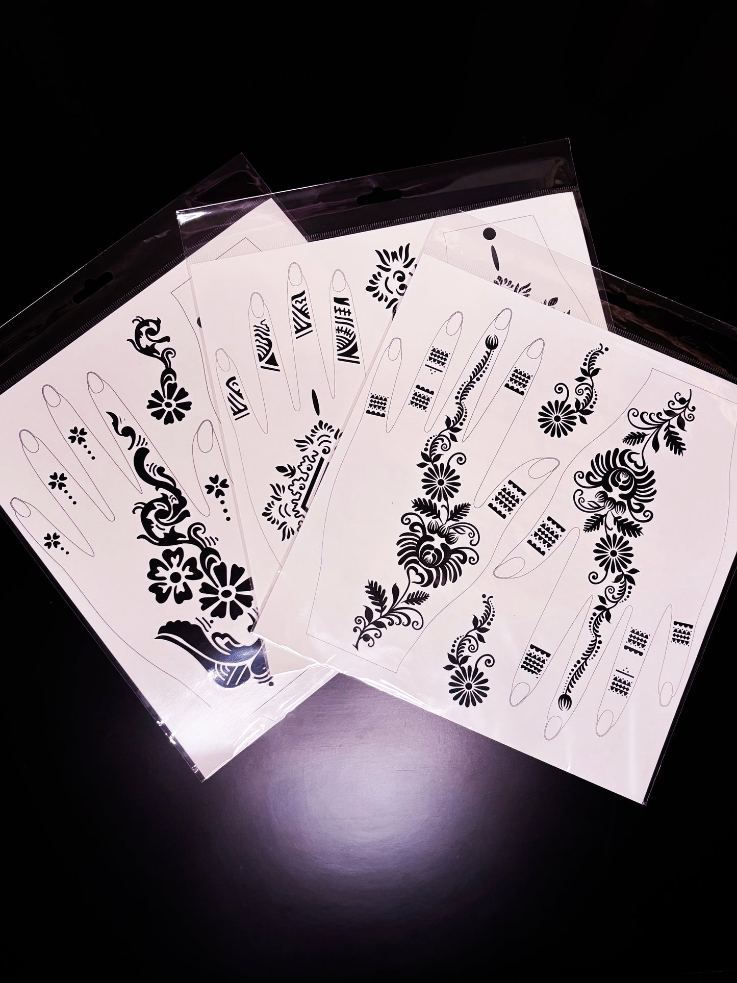 Black Henna Tattoo Set